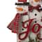 Glitzhome® 18" Wooden Snowman Family Décor Accent